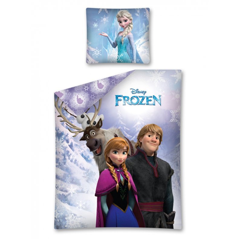 Disney Frost Anna og Sven Sengetj 100 Bomuld