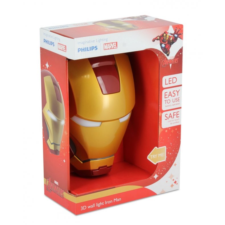 Phillips Marvel Ironman 3D Lampe