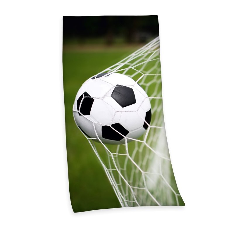 Fodbold Badehndklde - 100 procent bomuld
