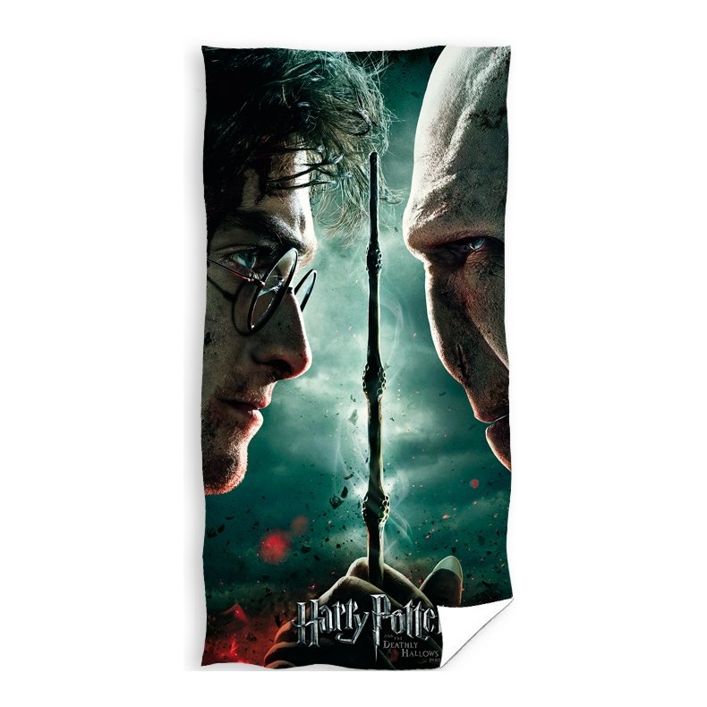 Harry Potter and the deathly hallows Badehndklde - 100 procent bomuld