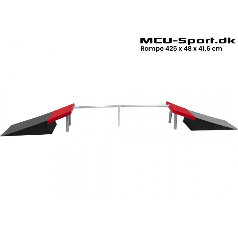 MCU-Sport Skate Rampe + Grind Rail st 425 x 48 x 41,6 cm