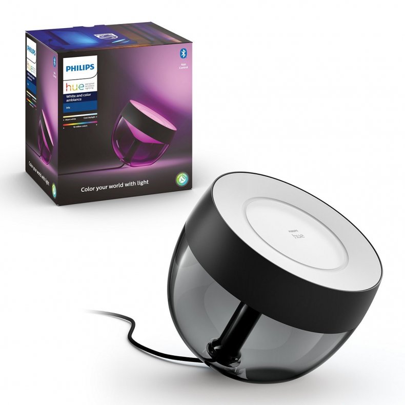 Philips Hue - Iris Table Lamp Gen4 - White &amp; Color Ambiance - Bluetooth - Sort